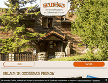 Tablet Screenshot of hexenhaus-prerow.de